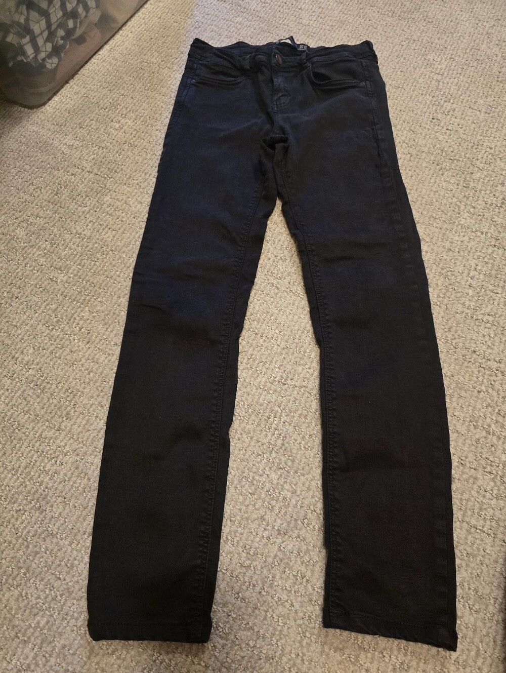 ZARA Kids Slim Fit Black Jeans